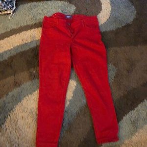 Old navy red pants